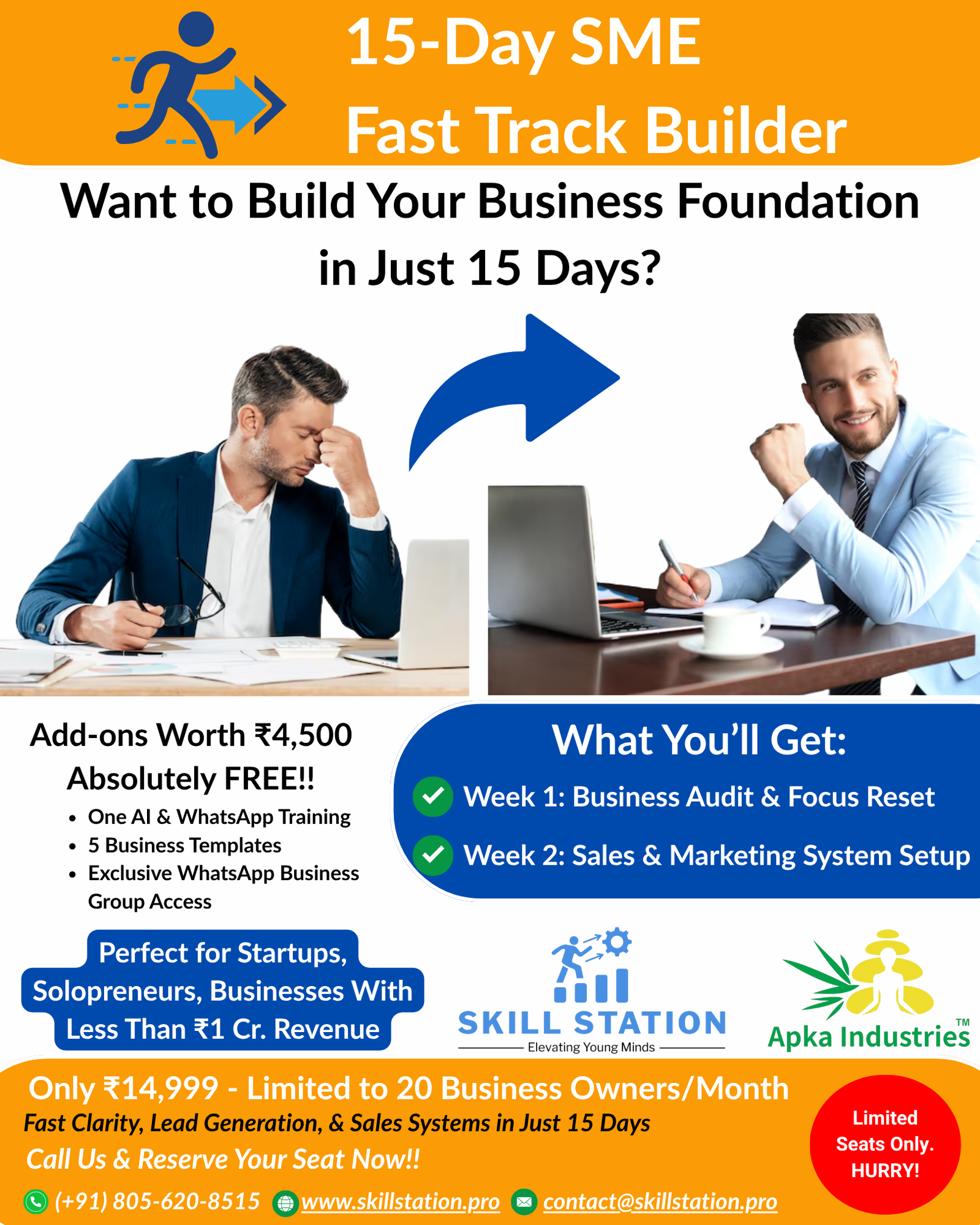 15-Day SME Fast Track Builder Program